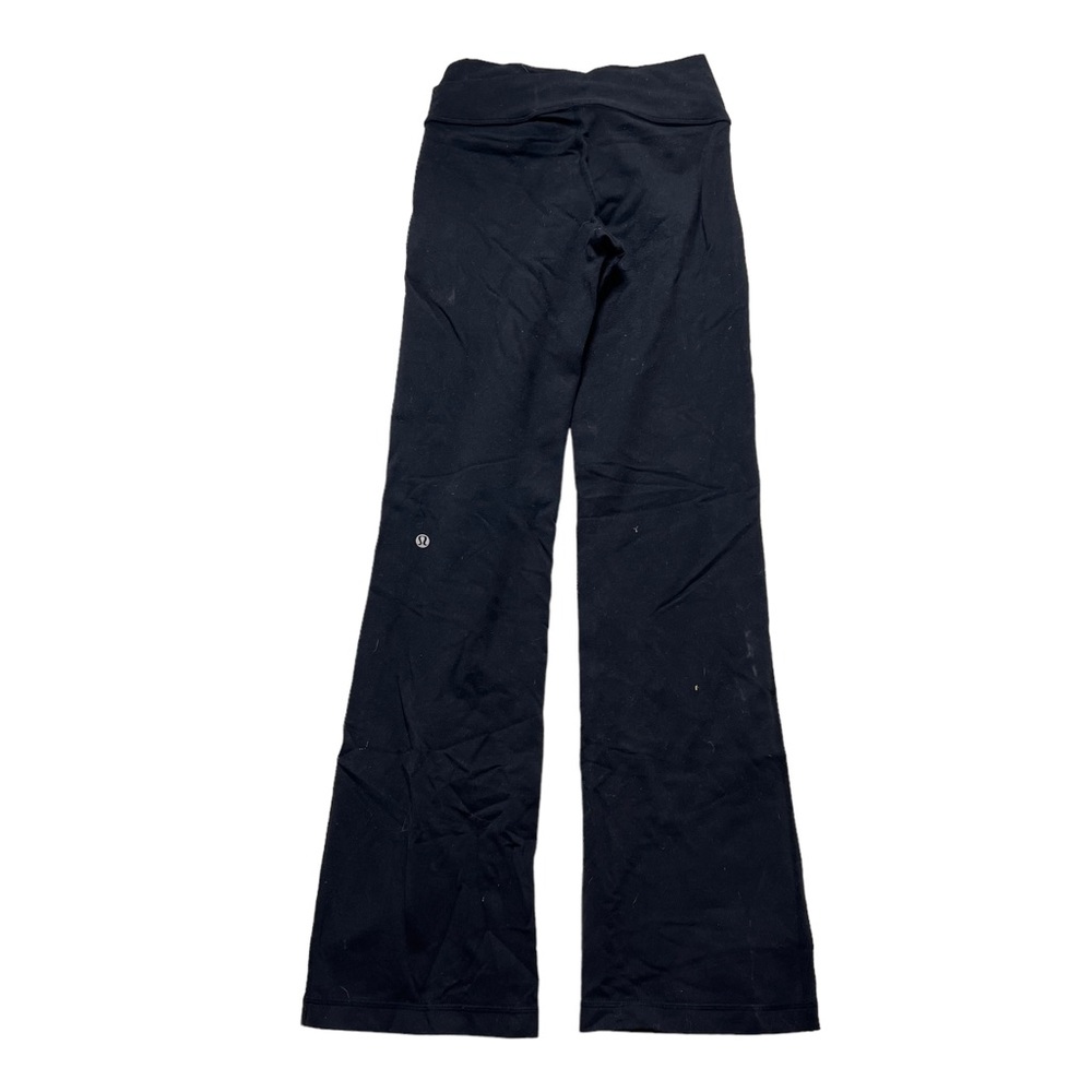 Black lululemon crossover flare leggings - Picture 3 of 5